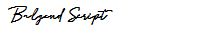 Balgend Script